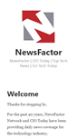 Mobile Screenshot of newsfactor.com